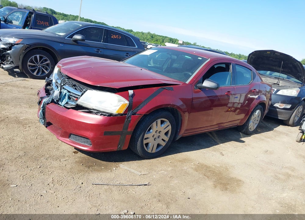 2014 DODGE AVENGER SE VIN: 1C3CDZAB8EN169879