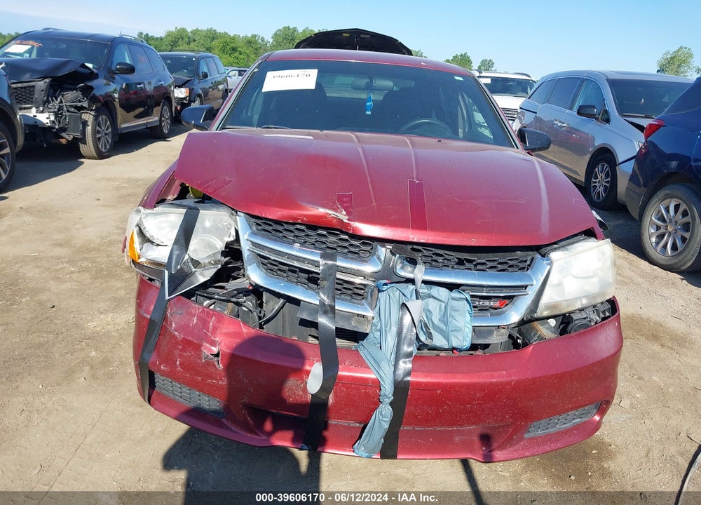 2014 DODGE AVENGER SE VIN: 1C3CDZAB8EN169879