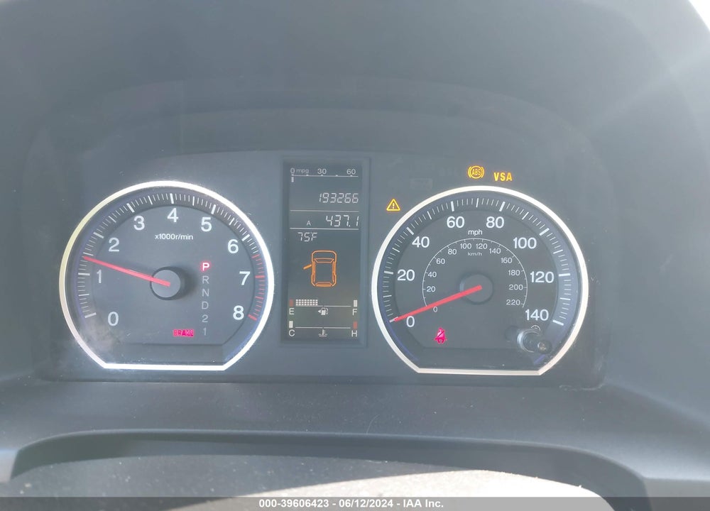 2009 HONDA CR-V EX VIN: 5J6RE48519L025608