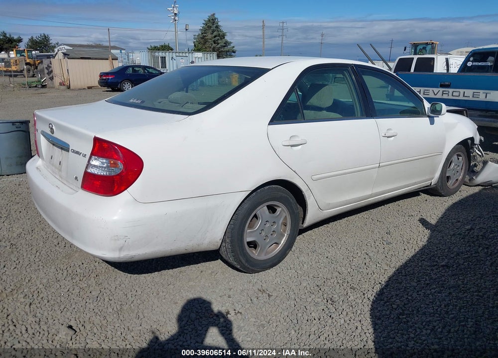 2003 TOYOTA CAMRY LE V6 VIN: 4T1BF30K63U042188
