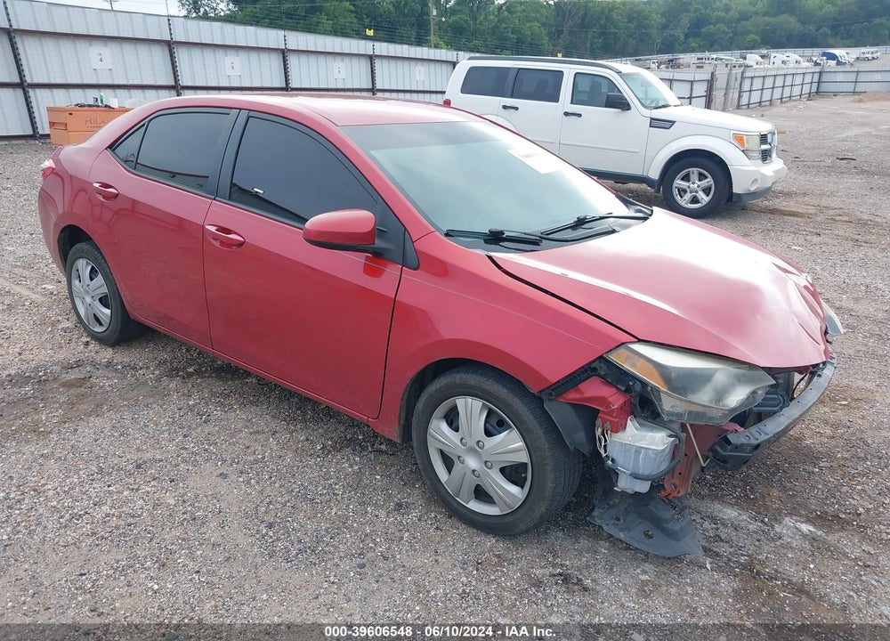 2015 TOYOTA COROLLA LE VIN: 5YFBURHE7FP295050