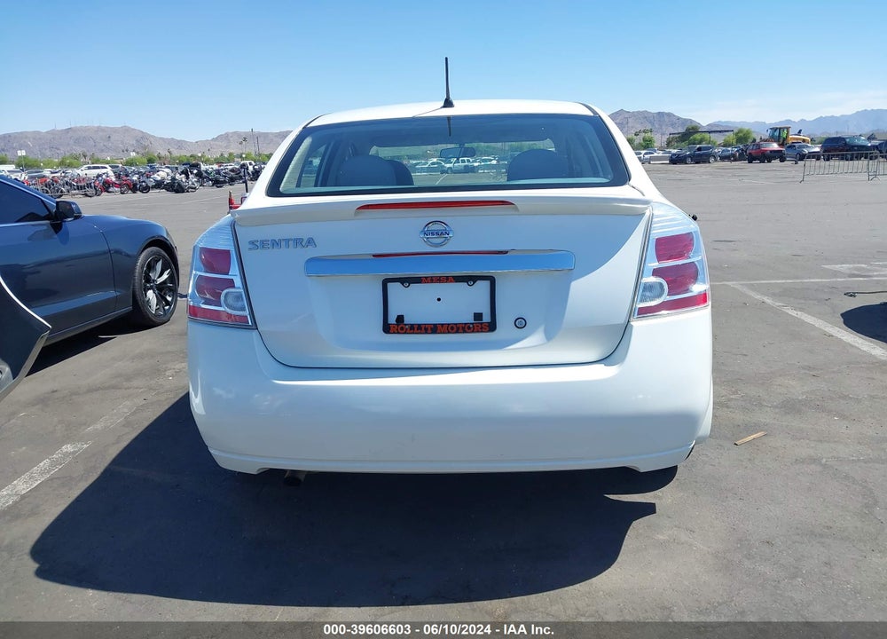 2012 NISSAN SENTRA 2.0 S VIN: 3N1AB6AP5CL640745