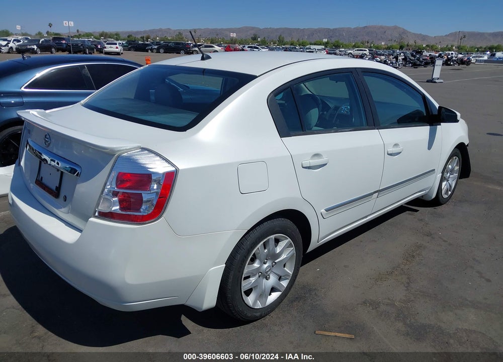 2012 NISSAN SENTRA 2.0 S VIN: 3N1AB6AP5CL640745