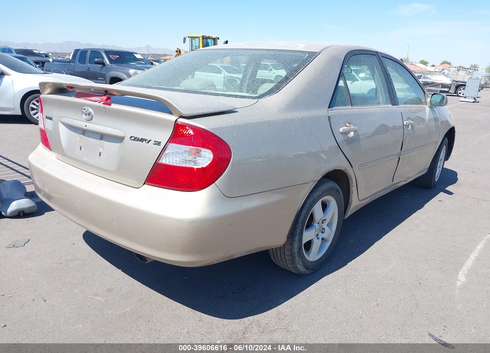 2004 TOYOTA CAMRY SE VIN: 4T1BE32K04U798536