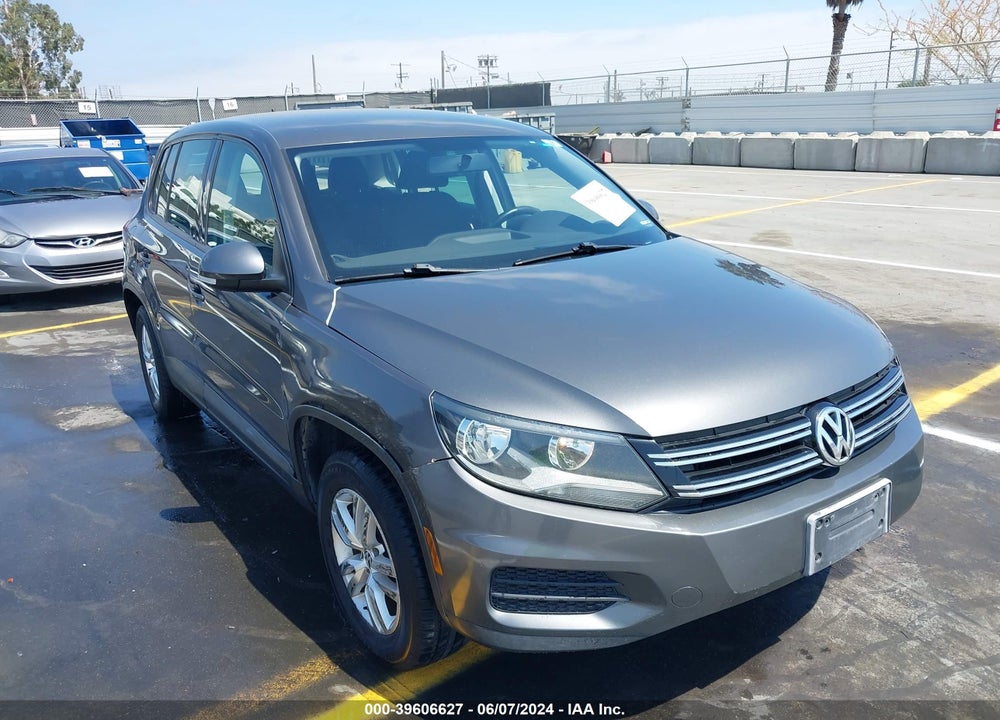2012 VOLKSWAGEN TIGUAN S VIN: WVGAV7AX8CW004434