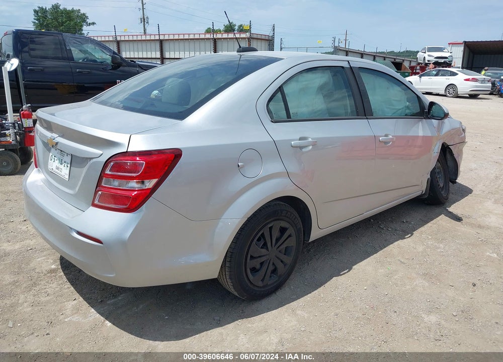2017 CHEVROLET SONIC LS AUTO VIN: 1G1JB5SH4H4173466