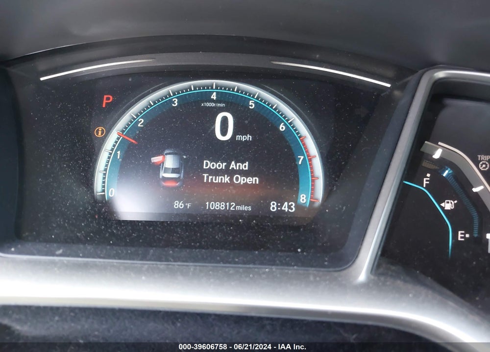 2016 HONDA CIVIC EX-L VIN: 2HGFC1F79GH647533