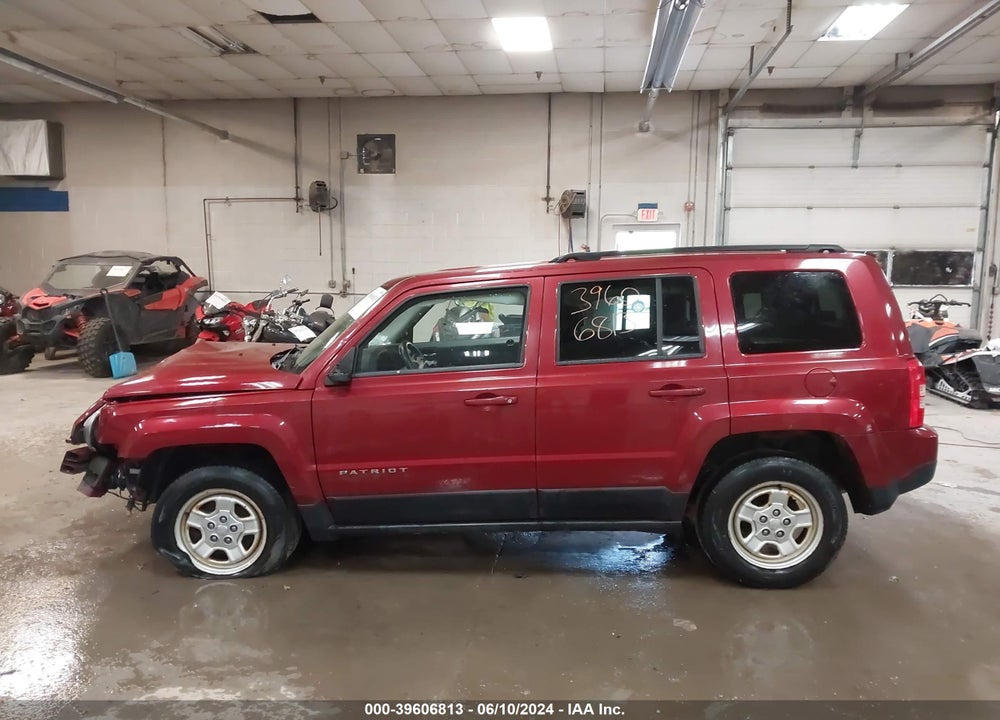 2014 JEEP PATRIOT SPORT VIN: 1C4NJRBB9ED728471