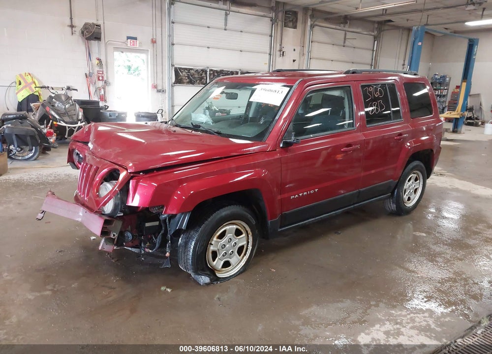 2014 JEEP PATRIOT SPORT VIN: 1C4NJRBB9ED728471