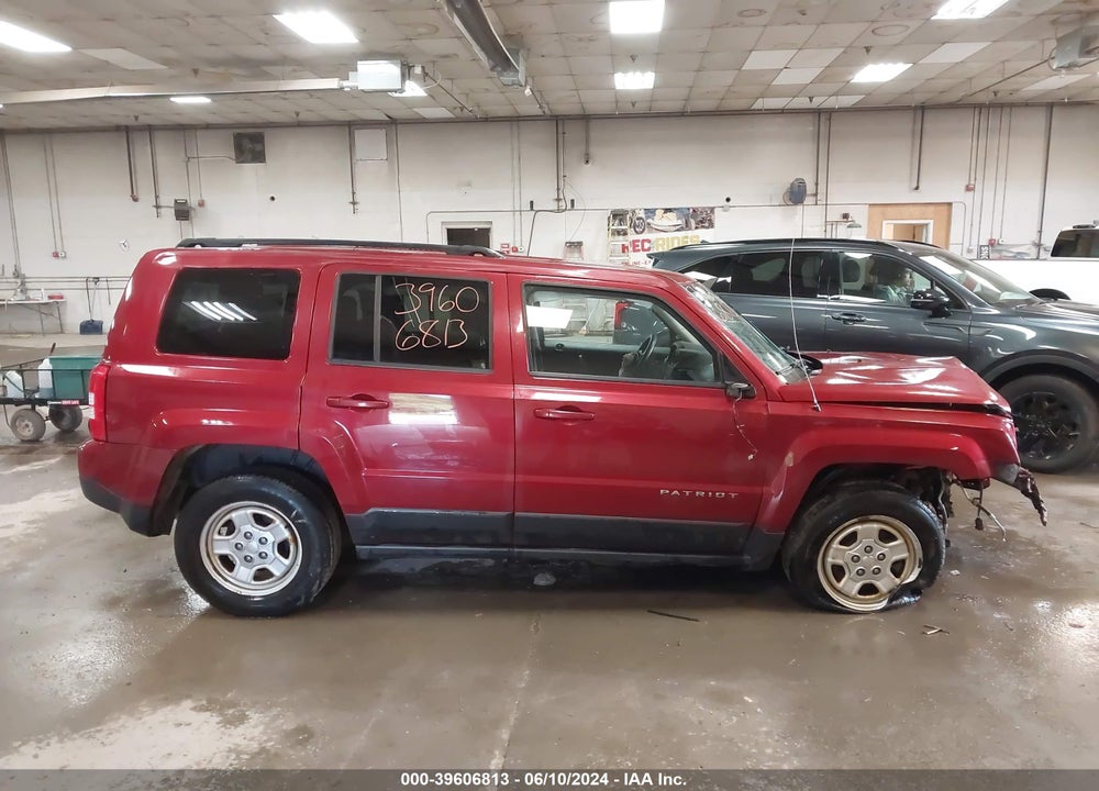 2014 JEEP PATRIOT SPORT VIN: 1C4NJRBB9ED728471