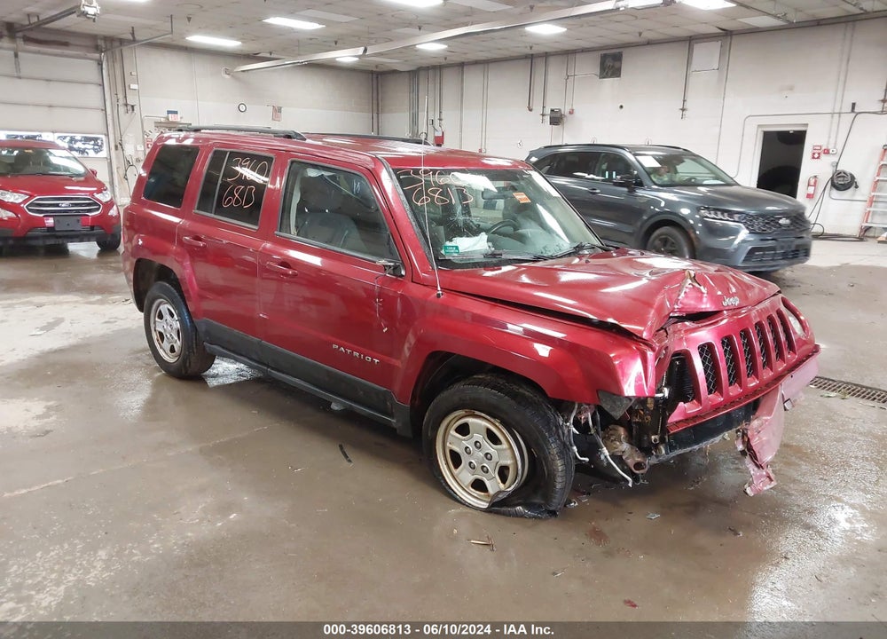 2014 JEEP PATRIOT SPORT VIN: 1C4NJRBB9ED728471
