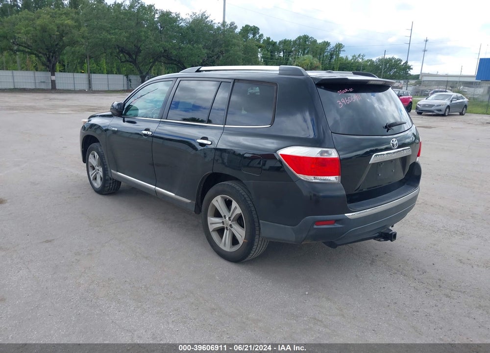 2012 TOYOTA HIGHLANDER LIMITED V6 VIN: 5TDYK3EH1CS069052