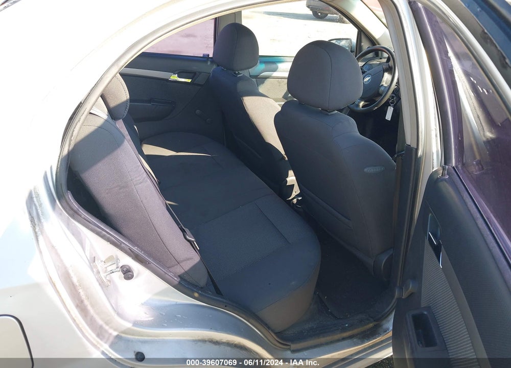2008 CHEVROLET AVEO LS VIN: KL1TD56678B180675