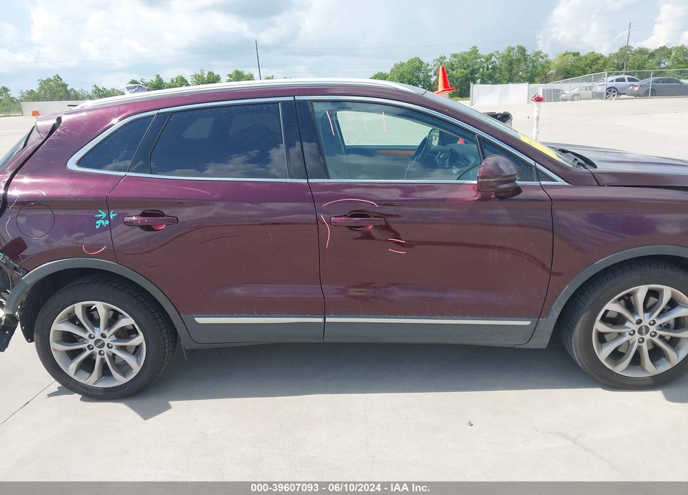 2018 LINCOLN MKC SELECT VIN: 5LMCJ2C94JUL07433