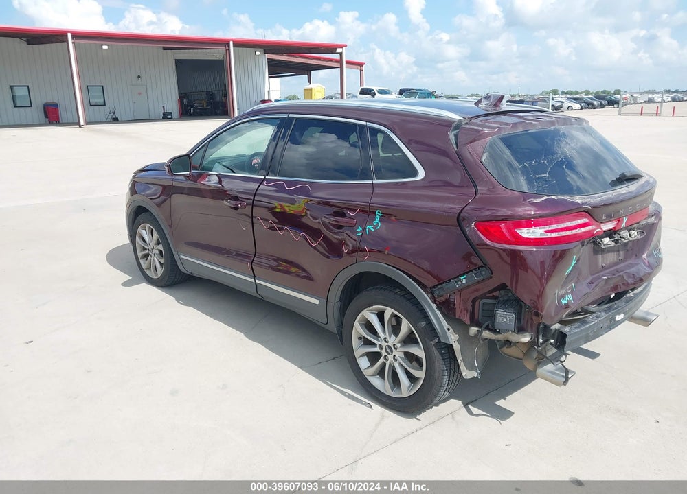 2018 LINCOLN MKC SELECT VIN: 5LMCJ2C94JUL07433