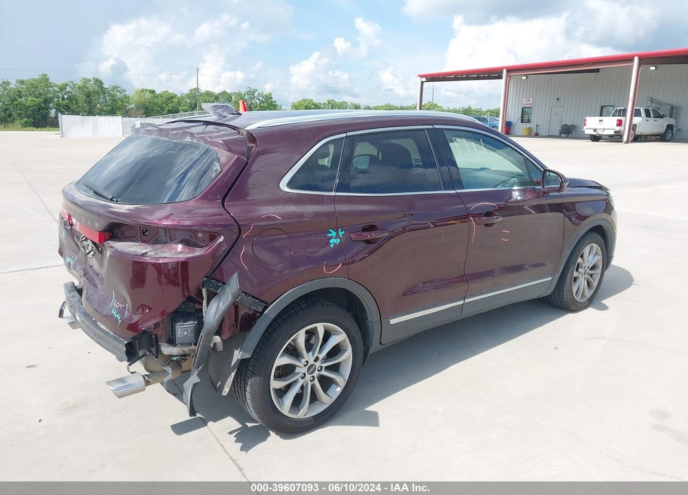 2018 LINCOLN MKC SELECT VIN: 5LMCJ2C94JUL07433