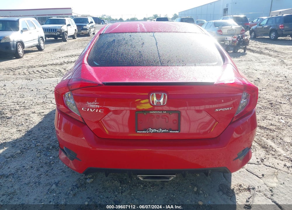 2020 HONDA CIVIC SPORT VIN: 2HGFC2F86LH527102
