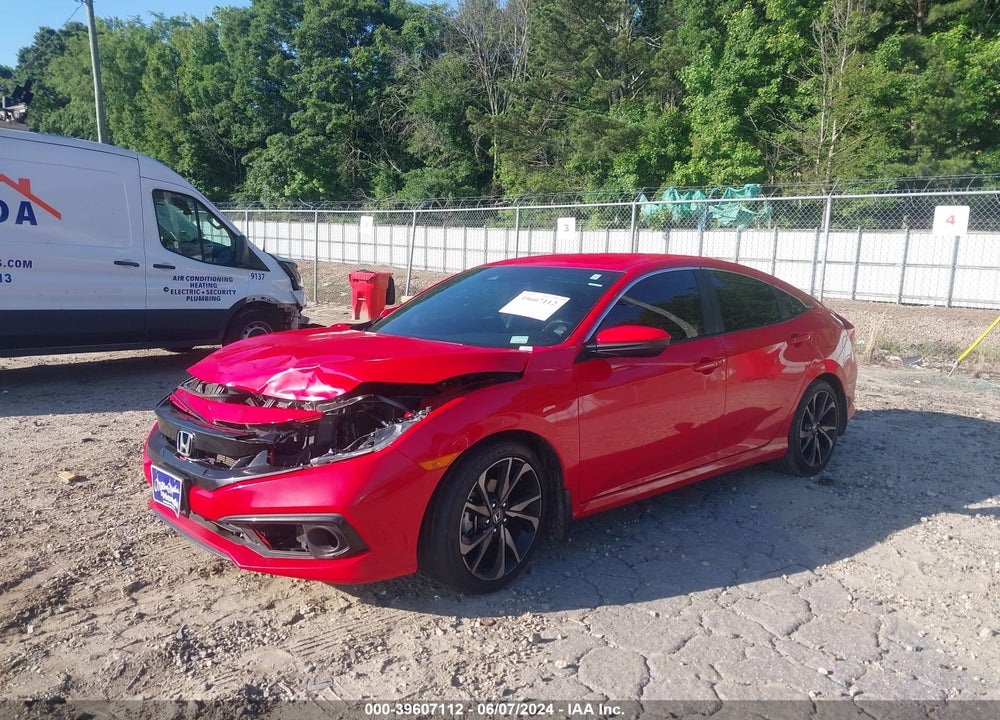 2020 HONDA CIVIC SPORT VIN: 2HGFC2F86LH527102