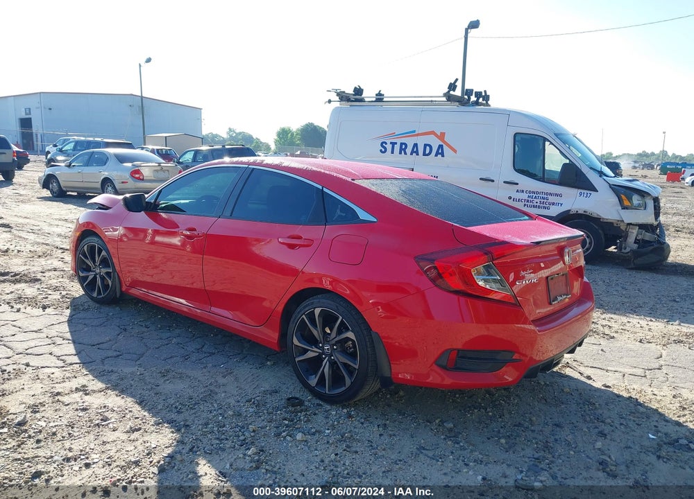 2020 HONDA CIVIC SPORT VIN: 2HGFC2F86LH527102