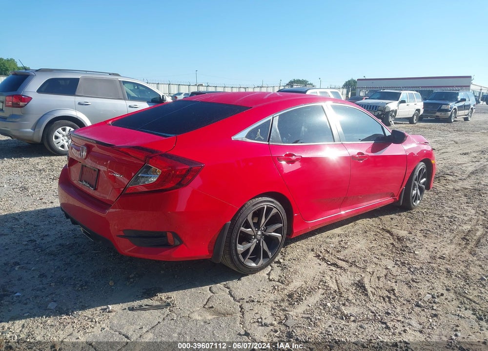 2020 HONDA CIVIC SPORT VIN: 2HGFC2F86LH527102