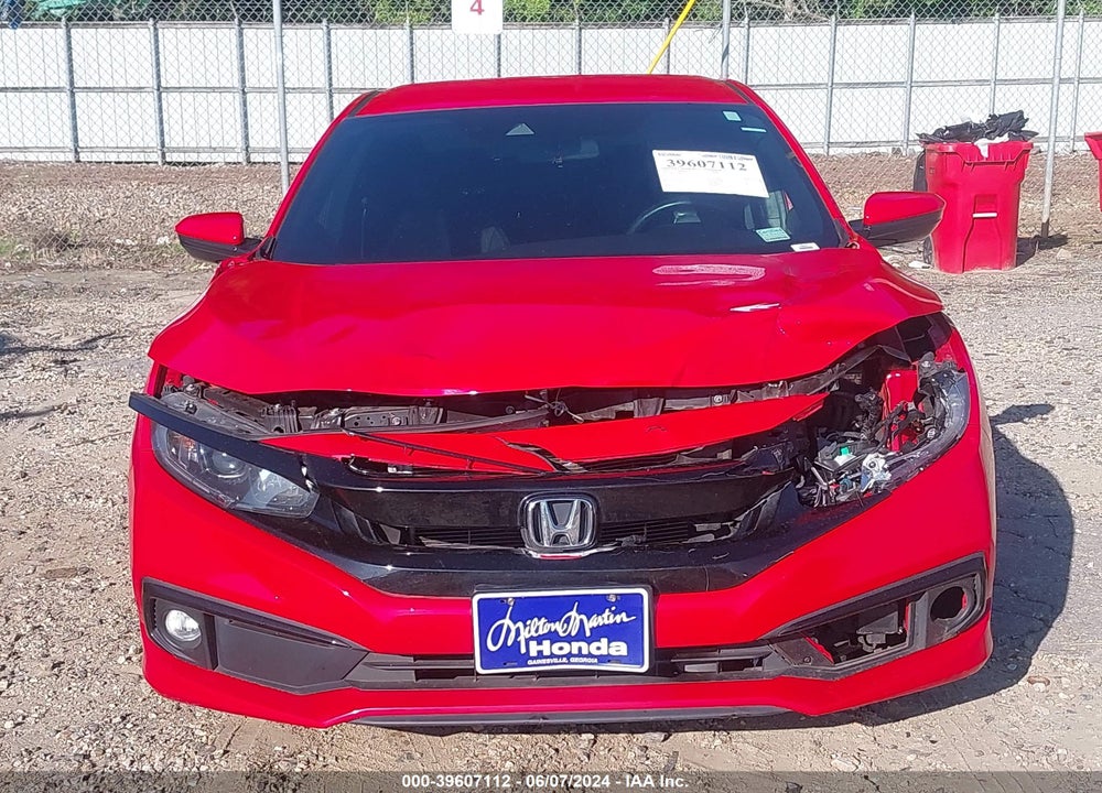 2020 HONDA CIVIC SPORT VIN: 2HGFC2F86LH527102