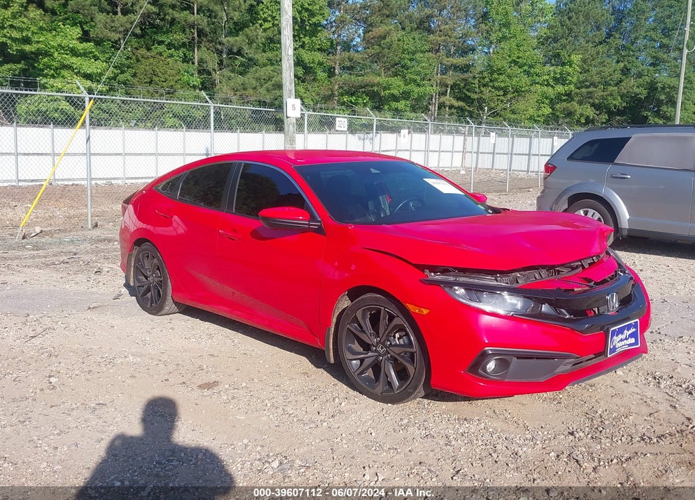 2020 HONDA CIVIC SPORT VIN: 2HGFC2F86LH527102