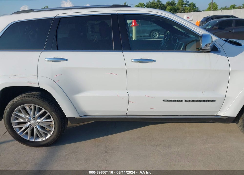 2018 CHEROKEE JEEP GRAND  SUMMIT 4X2 VIN: 1C4RJEJG5JC109986