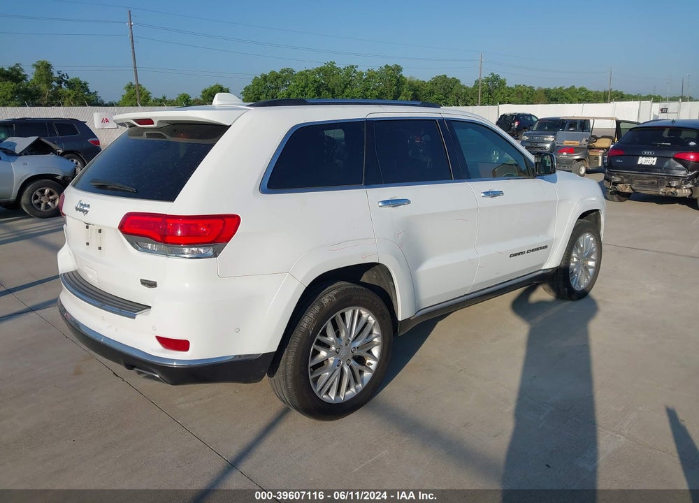 2018 CHEROKEE JEEP GRAND  SUMMIT 4X2 VIN: 1C4RJEJG5JC109986