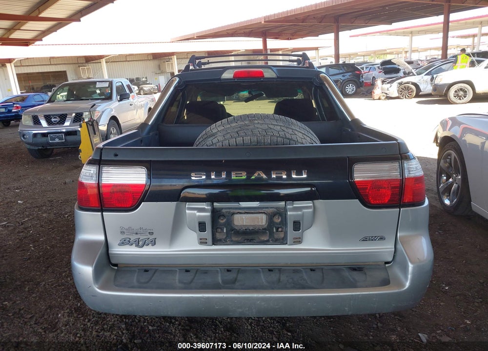 2003 SUBARU BAJA VIN: 4S4BT61CX37108483