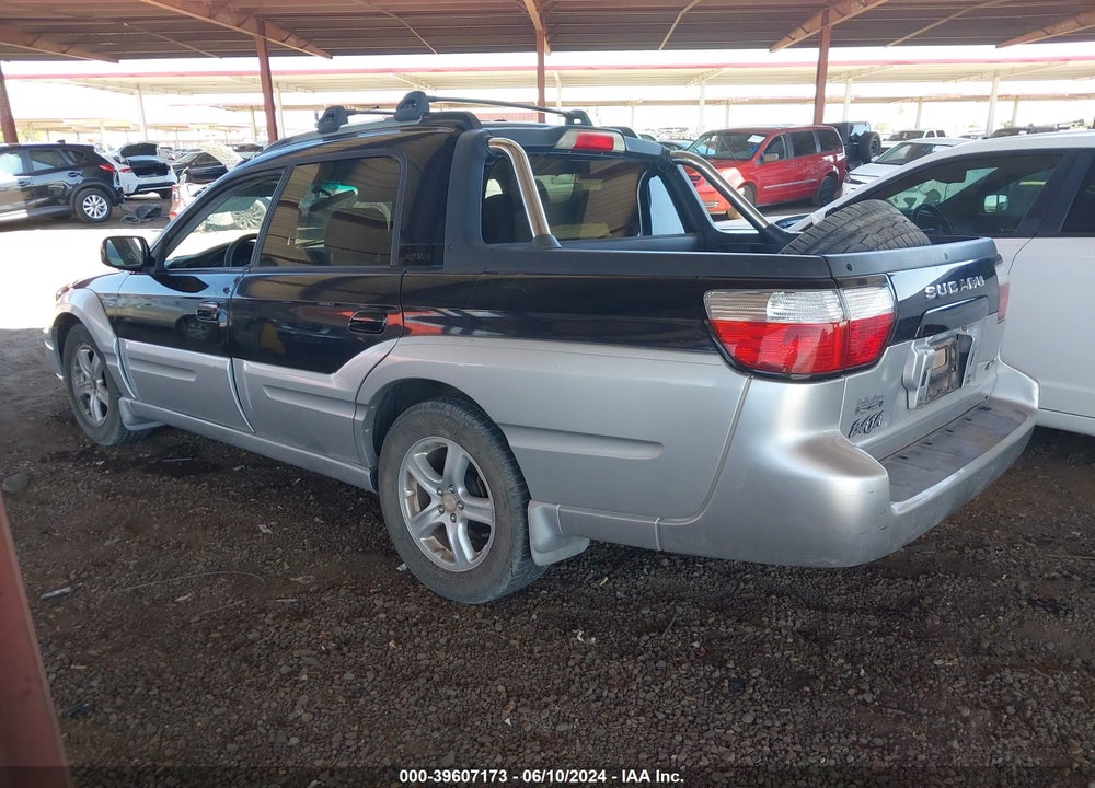 2003 SUBARU BAJA VIN: 4S4BT61CX37108483