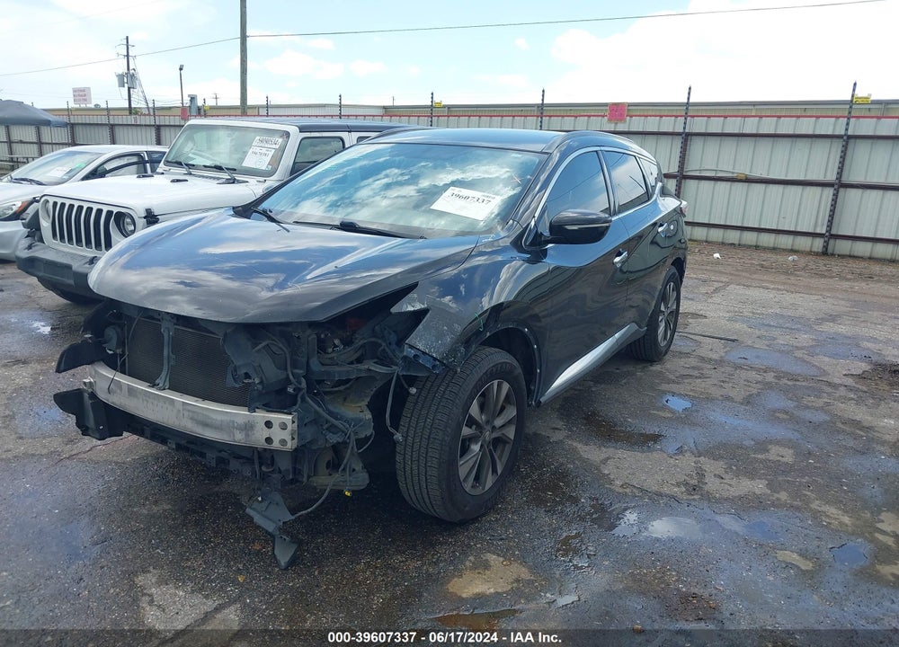 2015 NISSAN MURANO SV VIN: 5N1AZ2MG3FN240115