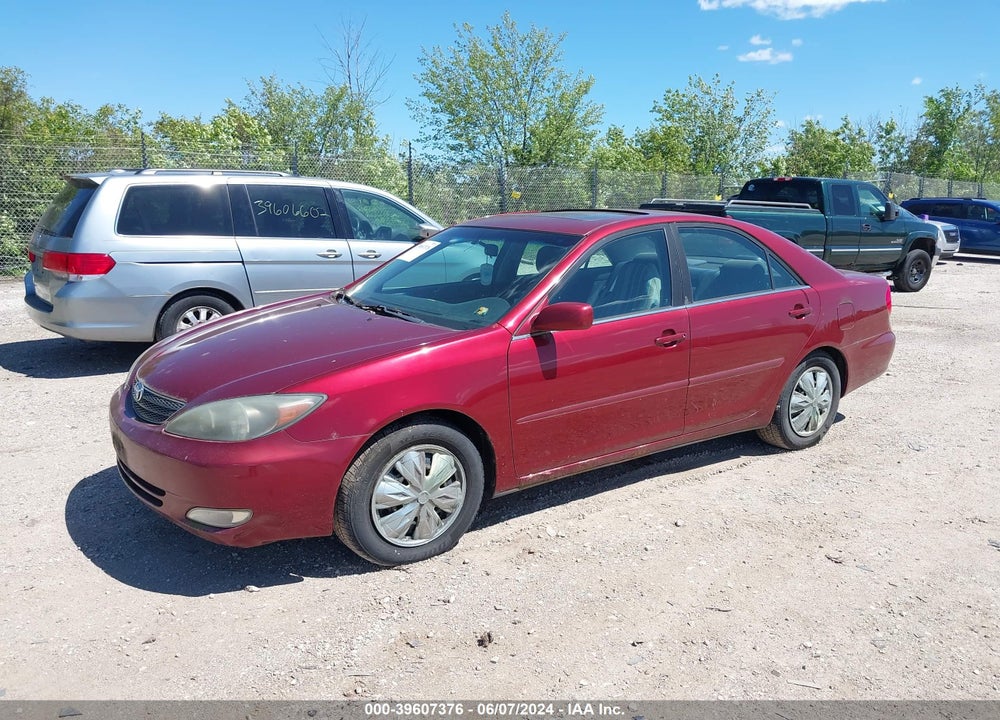 2004 TOYOTA CAMRY SE VIN: 4T1BE32K54U275593