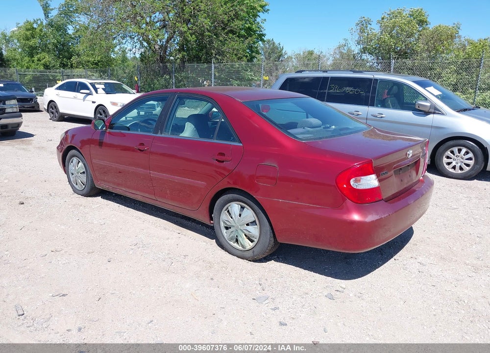 2004 TOYOTA CAMRY SE VIN: 4T1BE32K54U275593