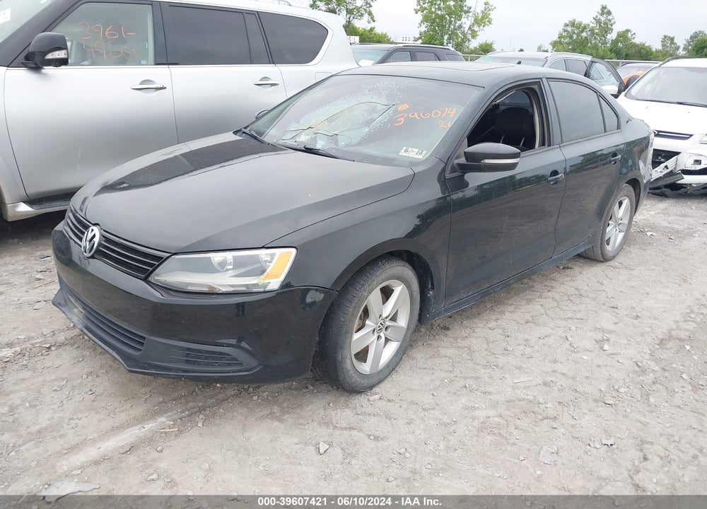 2012 VOLKSWAGEN JETTA 2.0L TDI VIN: 3VWLL7AJ8CM390378