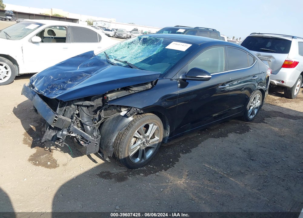 2017 HYUNDAI ELANTRA LIMITED VIN: 5NPD84LF7HH027051