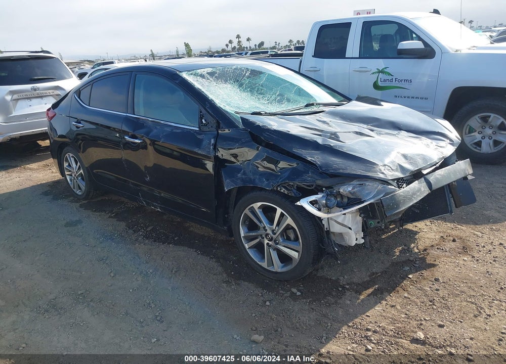 2017 HYUNDAI ELANTRA LIMITED VIN: 5NPD84LF7HH027051