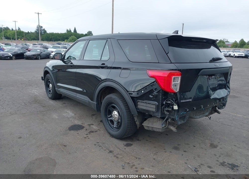 2021 FORD POLICE INTERCEPTOR UTILITY VIN: 1FM5K8AW8MNA07140
