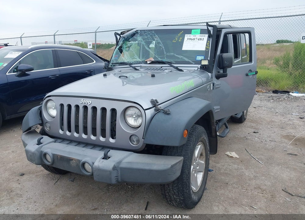 2015 JEEP WRANGLER UNLIMITED SPORT VIN: 1C4BJWDG0FL676939