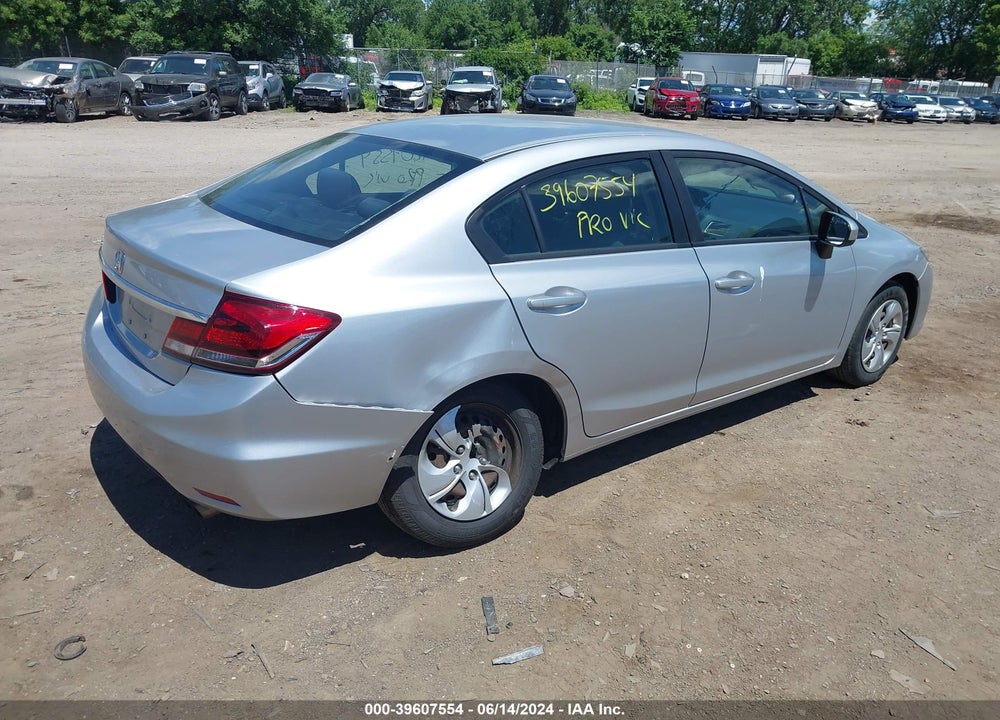 2015 HONDA CIVIC LX VIN: 2HGFB2E51FH510044