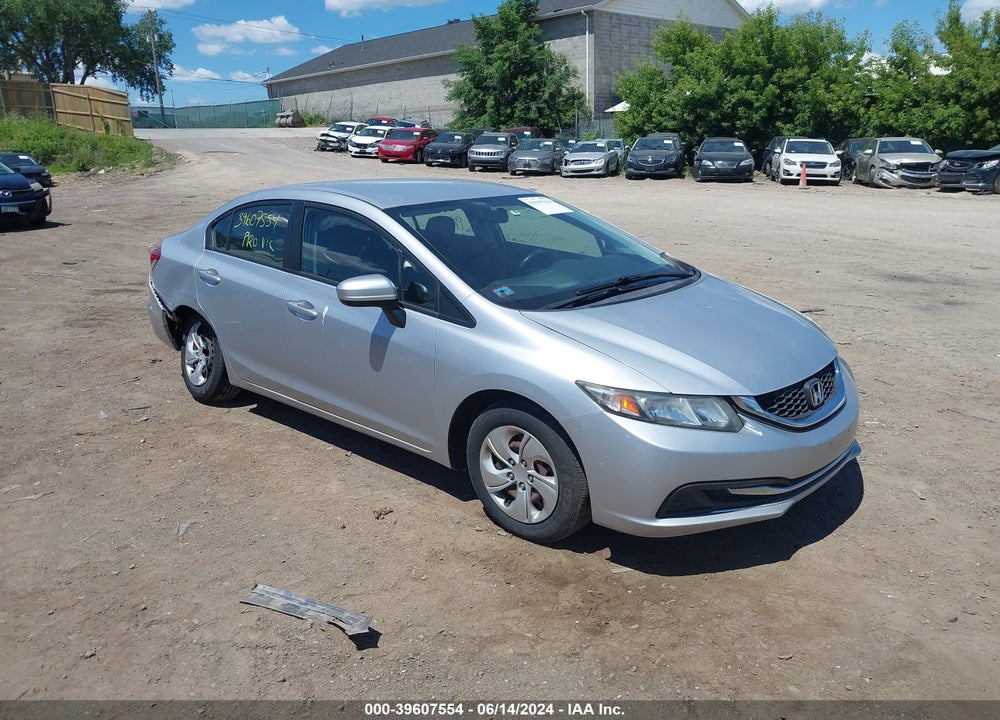 2015 HONDA CIVIC LX VIN: 2HGFB2E51FH510044