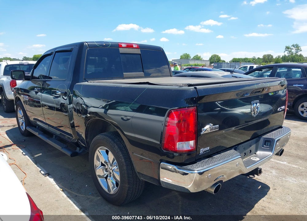 2017 RAM 1500 BIG HORN 4X4 5'7 BOX VIN: 3C6RR7LT3HG681801