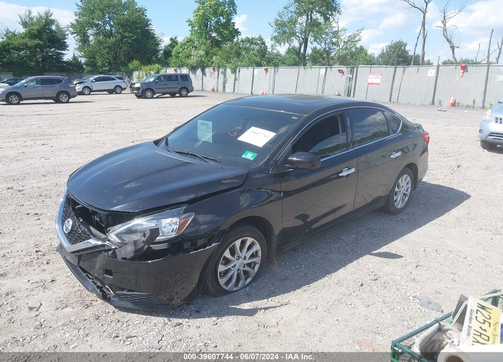 2017 NISSAN SENTRA SV VIN: 3N1AB7AP9HY386747