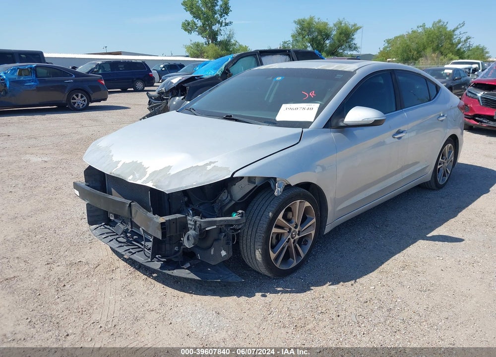 2017 HYUNDAI ELANTRA LIMITED VIN: 5NPD84LF3HH011848