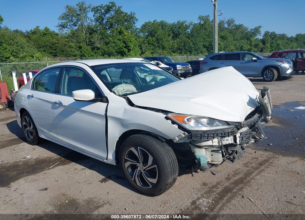 2016 HONDA ACCORD LX VIN: 1HGCR2F31GA190915