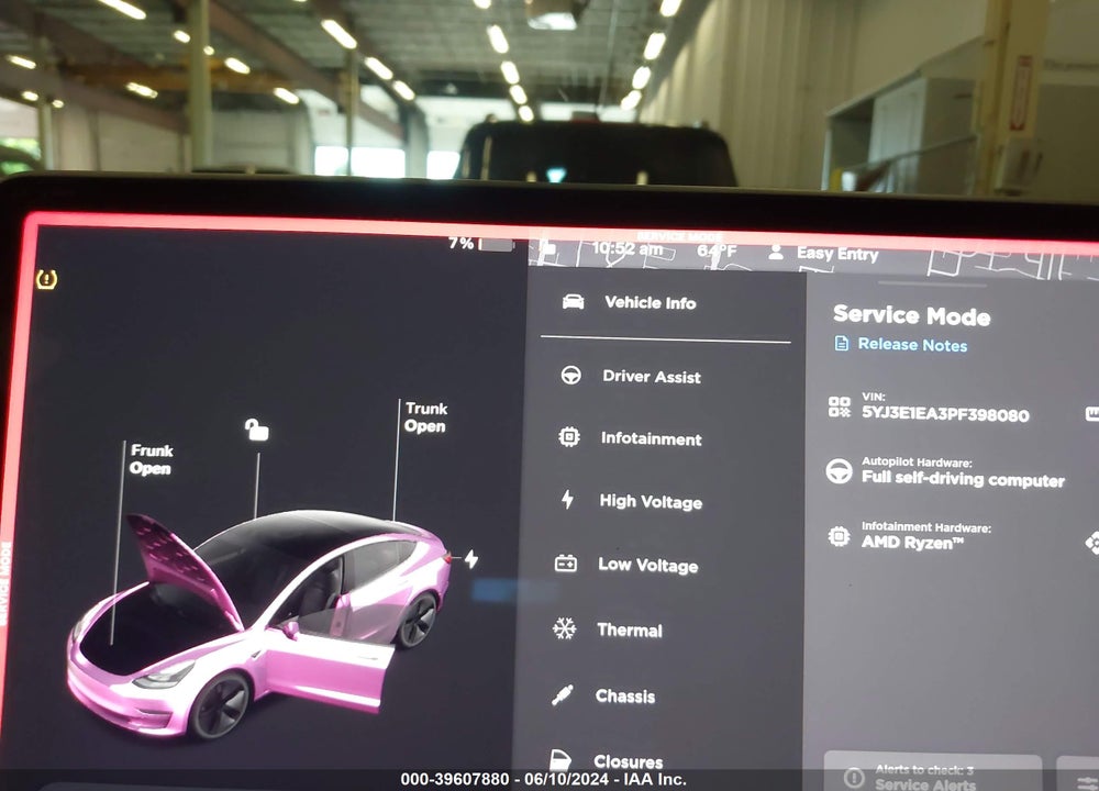 2023 TESLA MODEL 3 REAR-WHEEL DRIVE VIN: 5YJ3E1EA3PF398080