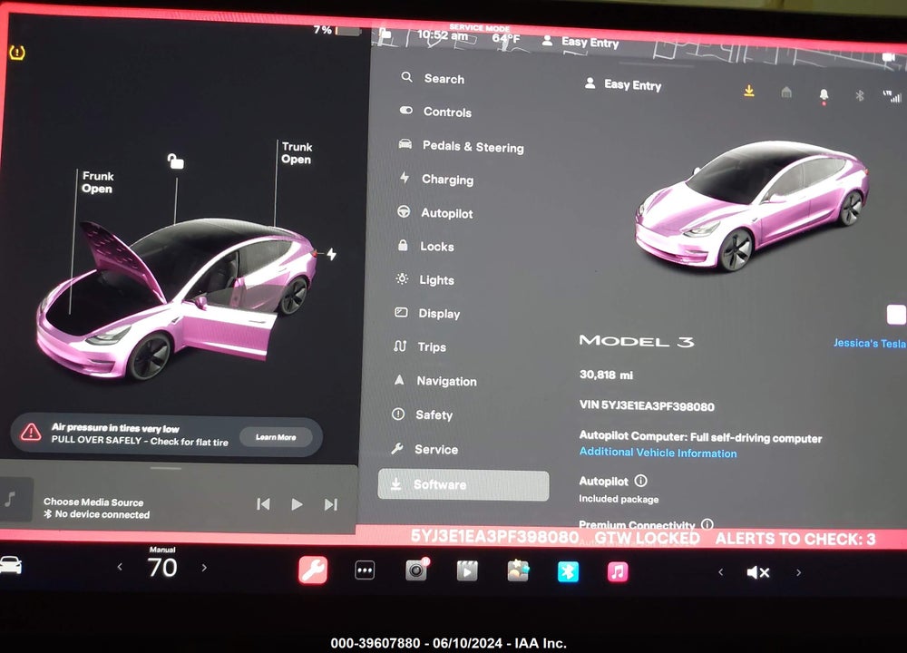 2023 TESLA MODEL 3 REAR-WHEEL DRIVE VIN: 5YJ3E1EA3PF398080