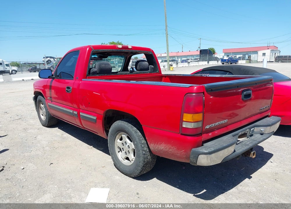 2000 CHEVROLET SILVERADO 1500 LS VIN: 1GCEC14T5YZ133898