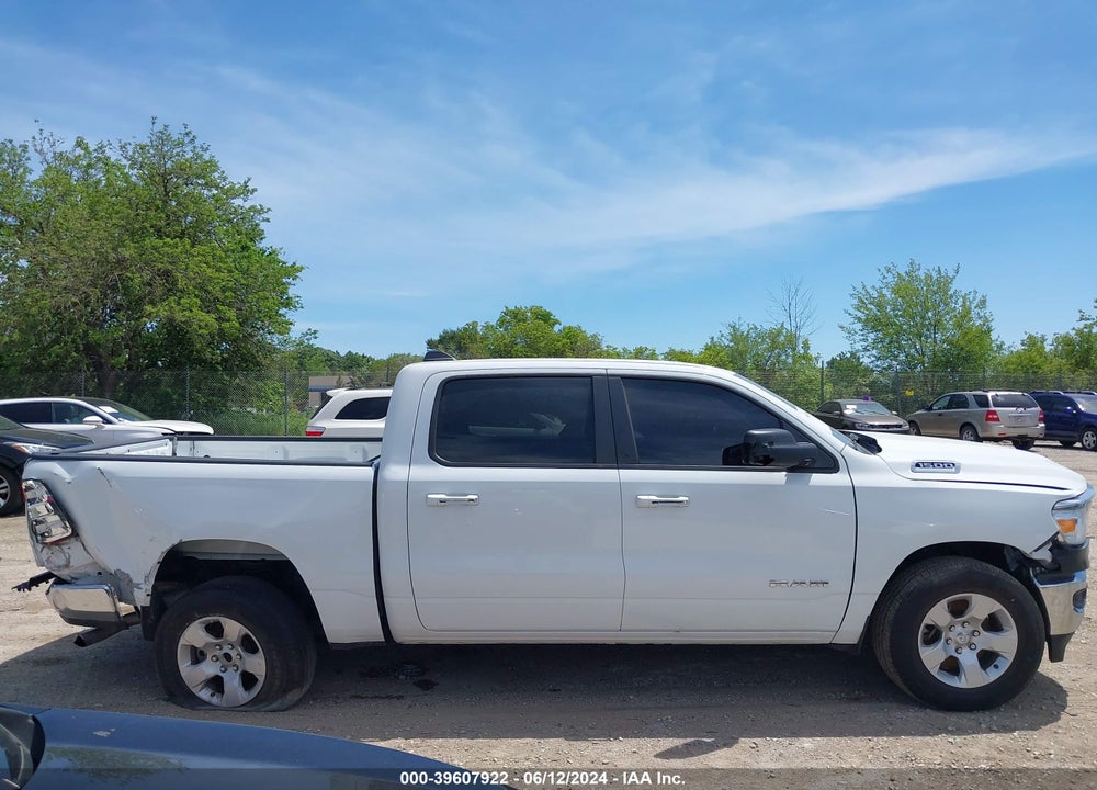 2019 RAM 1500 BIG HORN/LONE STAR 4X4 5'7 BOX VIN: 1C6RRFFG8KN912439
