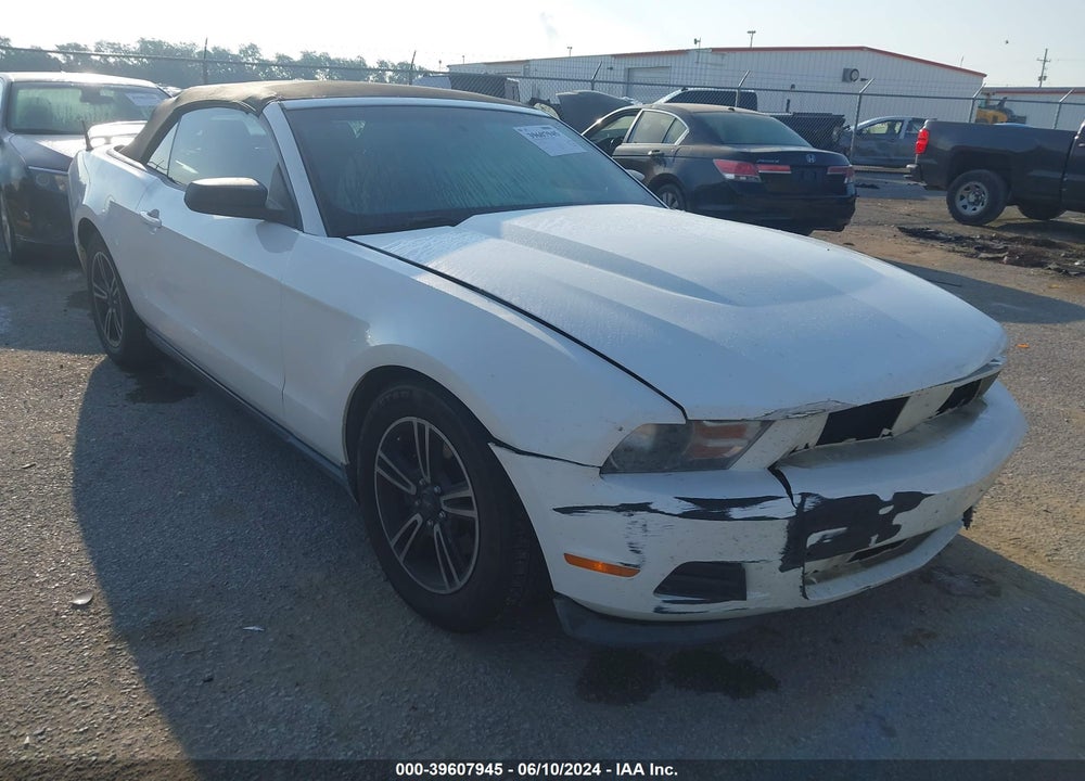 2012 FORD MUSTANG V6 PREMIUM VIN: 1ZVBP8EMXC5286118