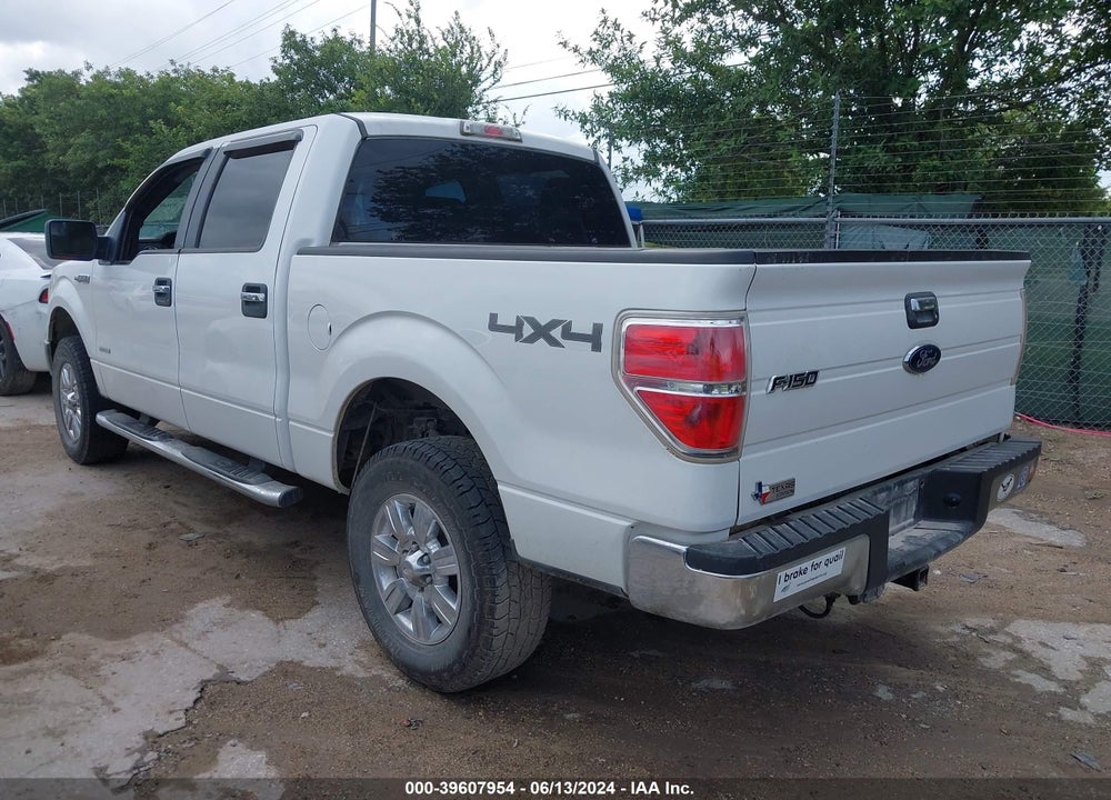 2012 FORD F-150 XLT VIN: 1FTFW1ET3CKD22383
